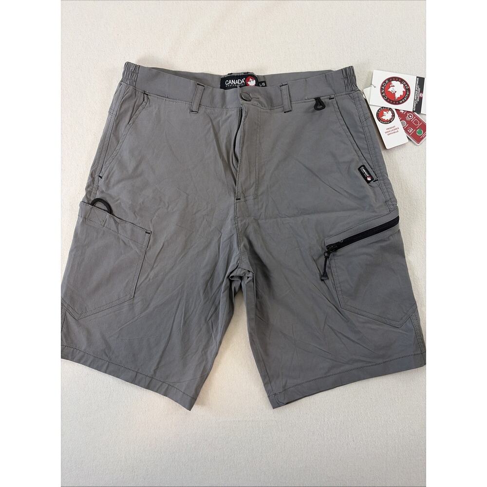 Canada Weather Gear - Men's Large Grey Cargo Shorts NWT
